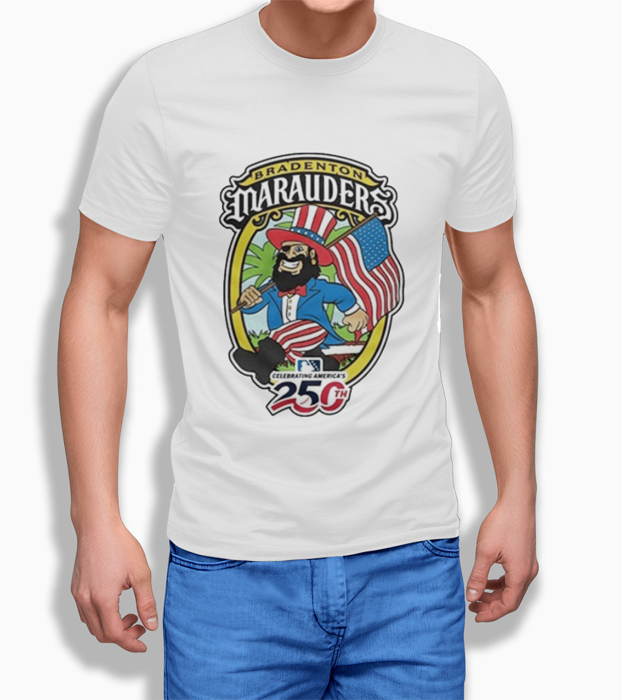 Bradenton Marauders Celebrating America's 250th Independence Day 2026 T-Shirt