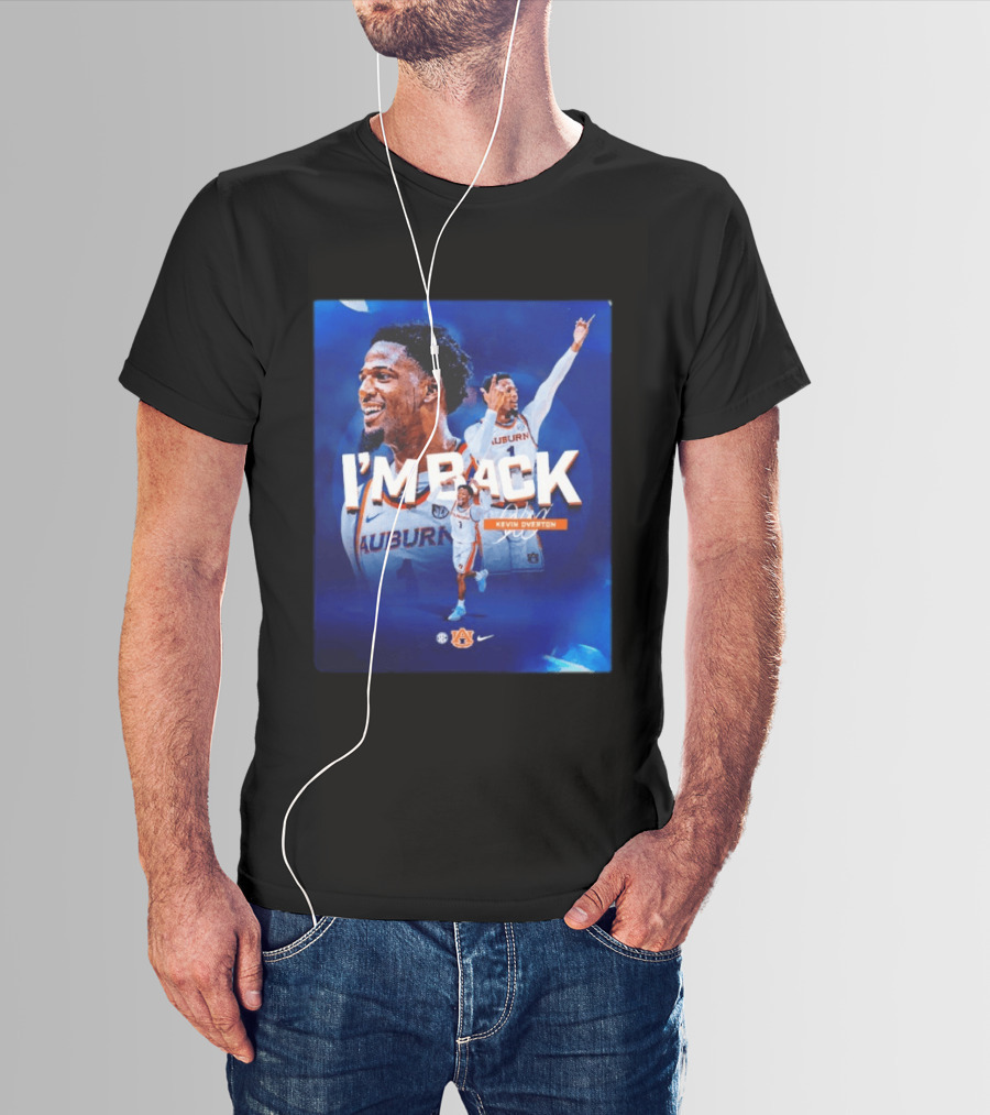I'm Back Kevin Overton Auburn Tigers Basketball Auburn Nike T-Shirt