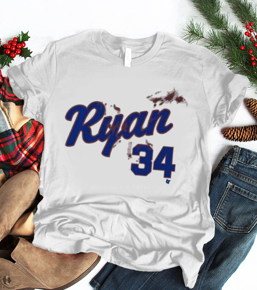 Ryan 34 Bloody Baseball Legend T-Shirt