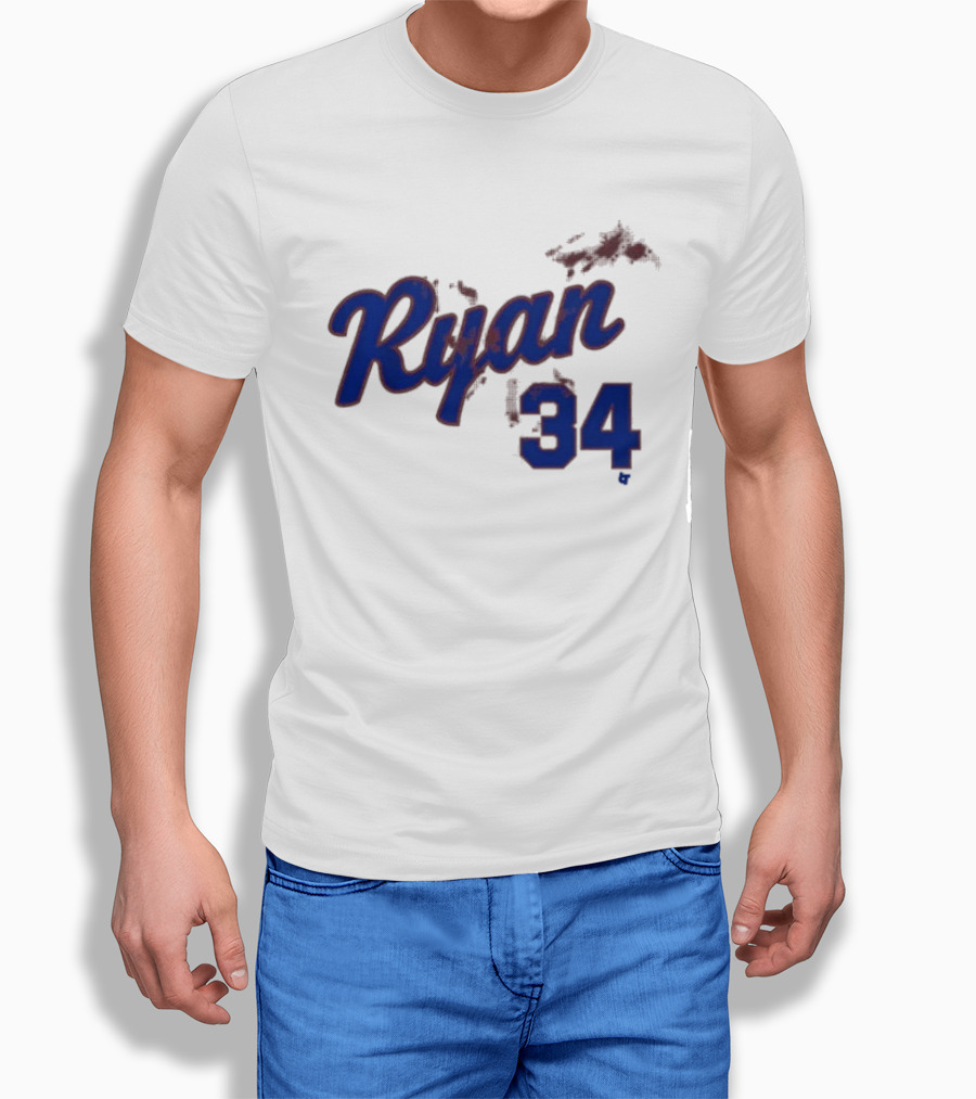 Ryan 34 Bloody Baseball Legend T-Shirt
