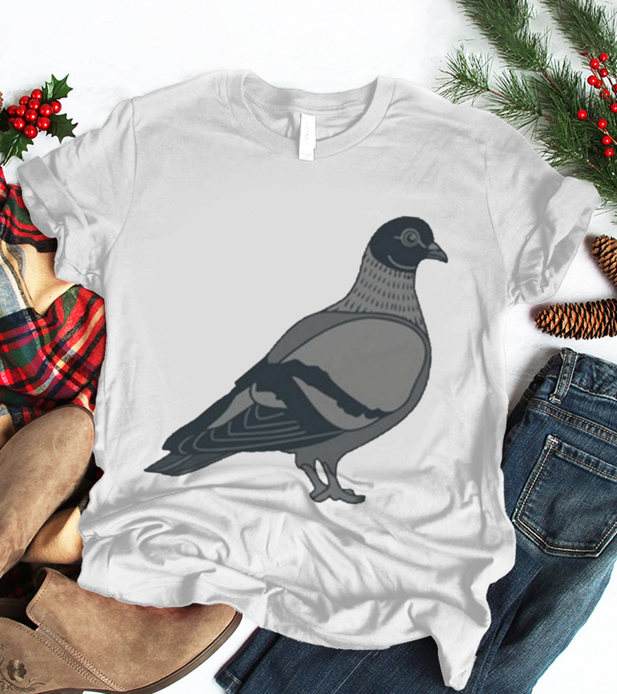 Pigeon Heavyweight Streetwear Symbolic T-Shirt
