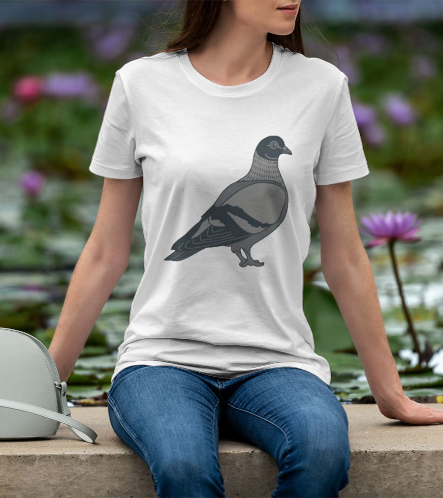 Pigeon Heavyweight Streetwear Symbolic T-Shirt