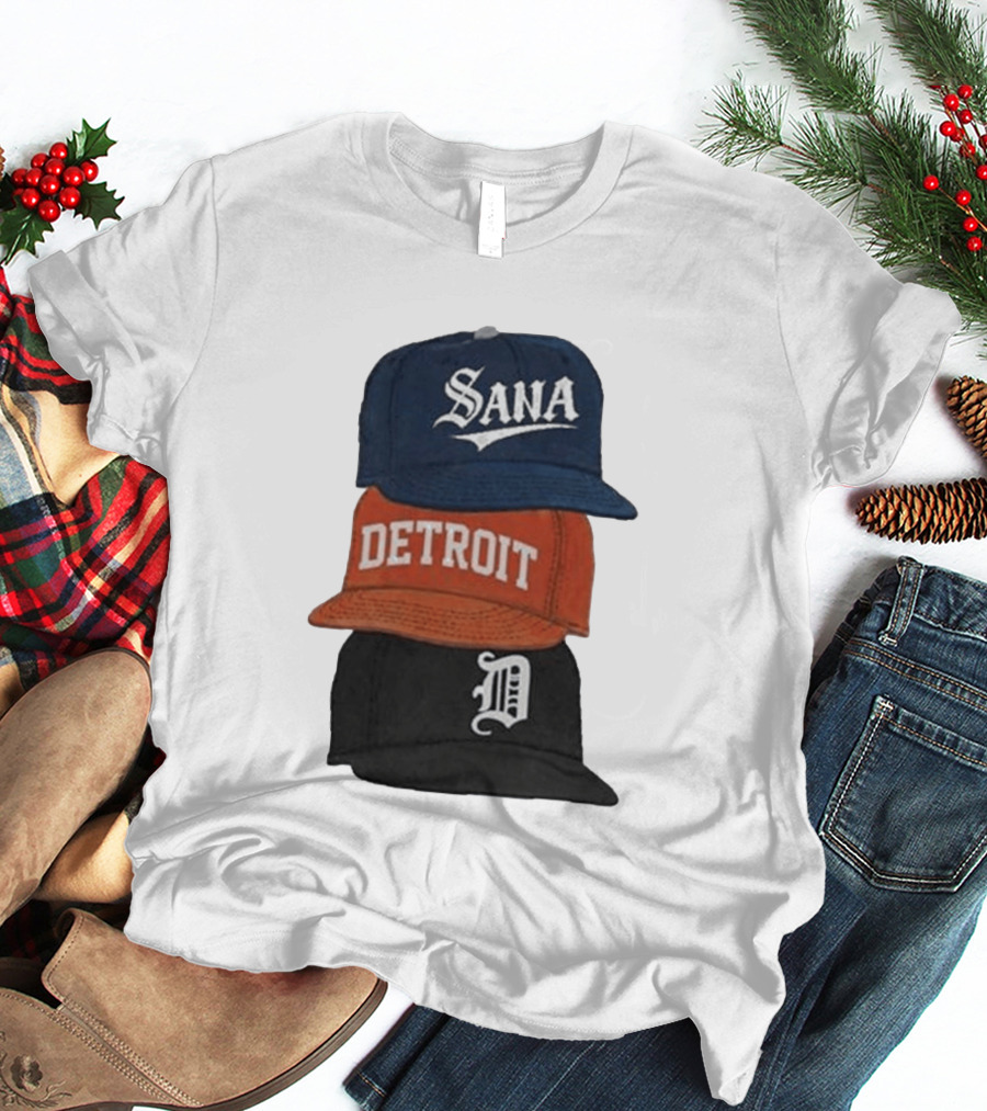 Sana Detroit Vintage Baseball Cap Collection D T-Shirt