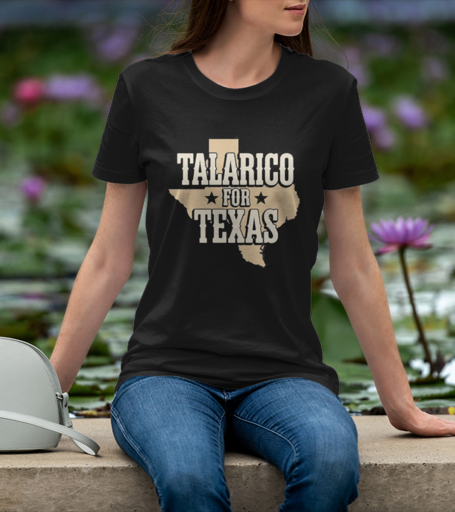 Talarico For Texas Campaign State Map T-Shirt