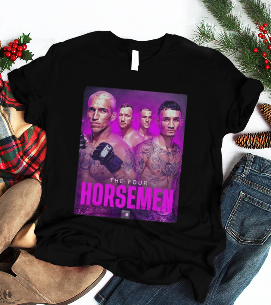 The Four Horsemen Oliveira Holloway Poirier Gaethje UFC Lightweight Champions T-Shirt