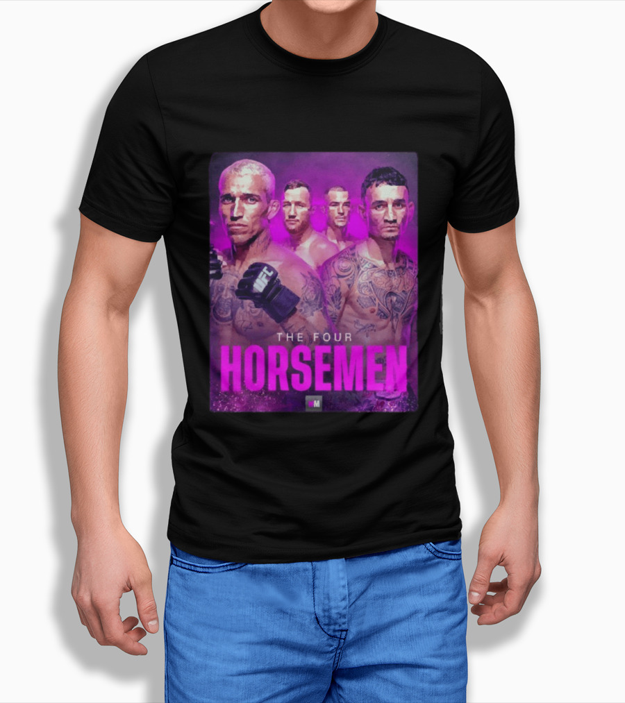 The Four Horsemen Oliveira Holloway Poirier Gaethje UFC Lightweight Champions T-Shirt