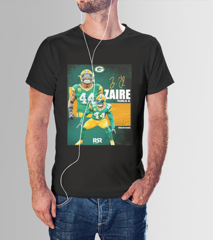 Zaire Franklin Jr Green Bay Packers 44 Signature Edition T-Shirt
