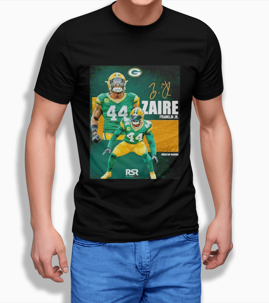 Zaire Franklin Jr Green Bay Packers 44 Signature Edition T-Shirt