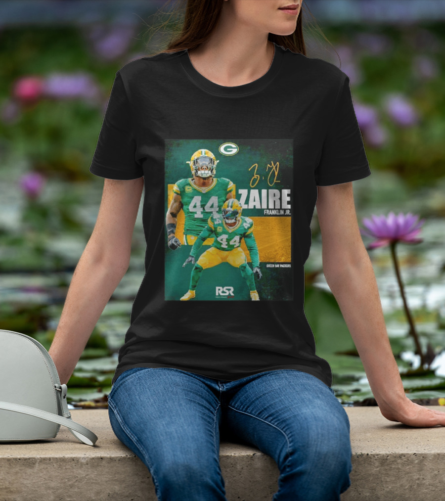 Zaire Franklin Jr Green Bay Packers 44 Signature Edition T-Shirt