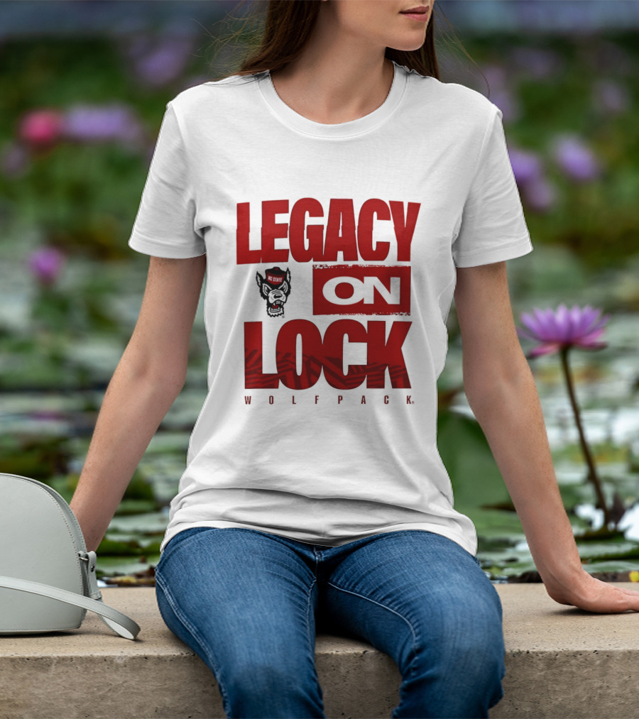 NC State Wolfpack Legacy On Lock 2026 March Madness T-Shirt