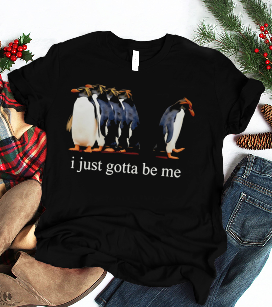 I Just Gotta Be Me Penguin Evolution Journey 2001 National Geo Society T-Shirt