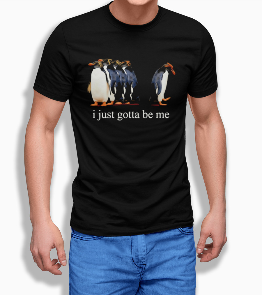 I Just Gotta Be Me Penguin Evolution Journey 2001 National Geo Society T-Shirt