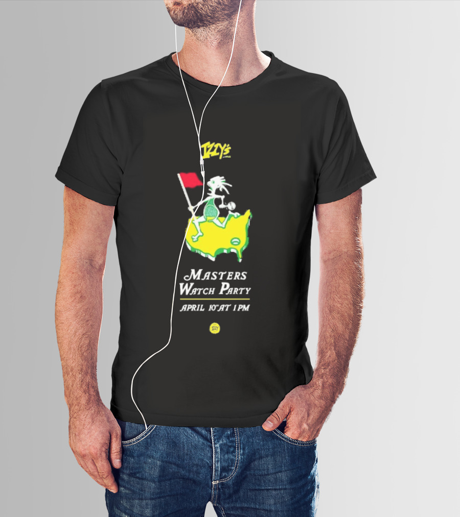 Izzy's Masters Party April 10th 1PM Golf Event T-Shirt