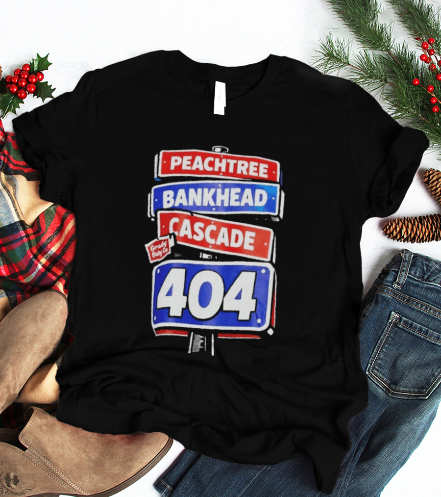 Peachtree Bankhead Cascade 404 Grady Baby Co T-Shirt