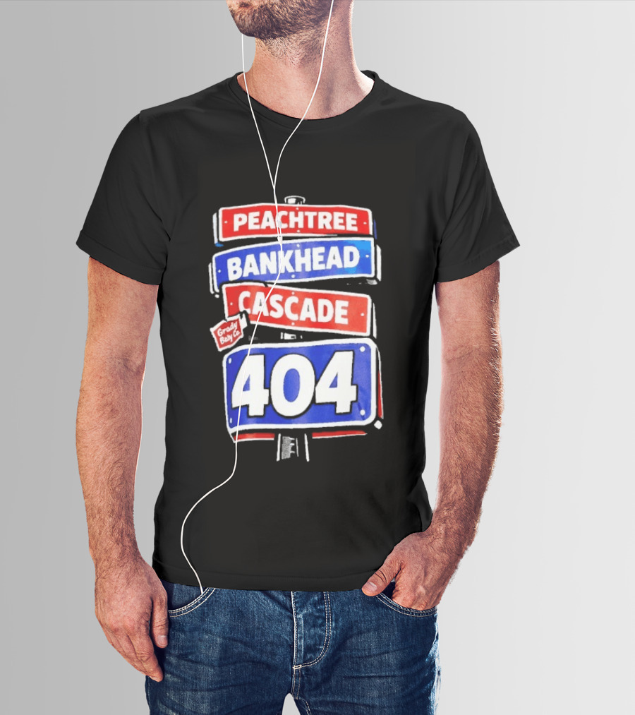 Peachtree Bankhead Cascade 404 Grady Baby Co T-Shirt