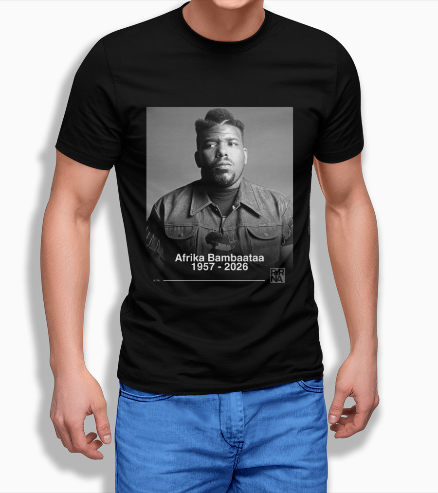 Afrika Bambaataa 1957 2026 Pioneer Legacy RNNA T-Shirt