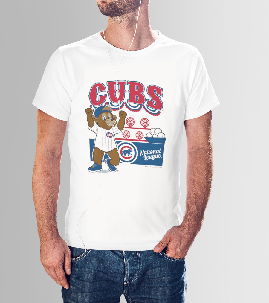 Chicago Cubs 2026 National League Mascot Step Back Up T-Shirt