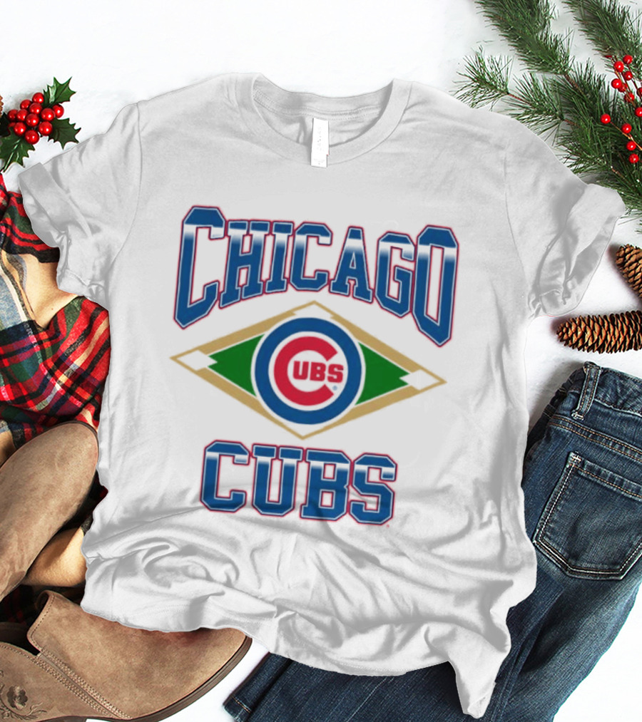 Chicago Cubs MLB Baseball Field T-Shirt