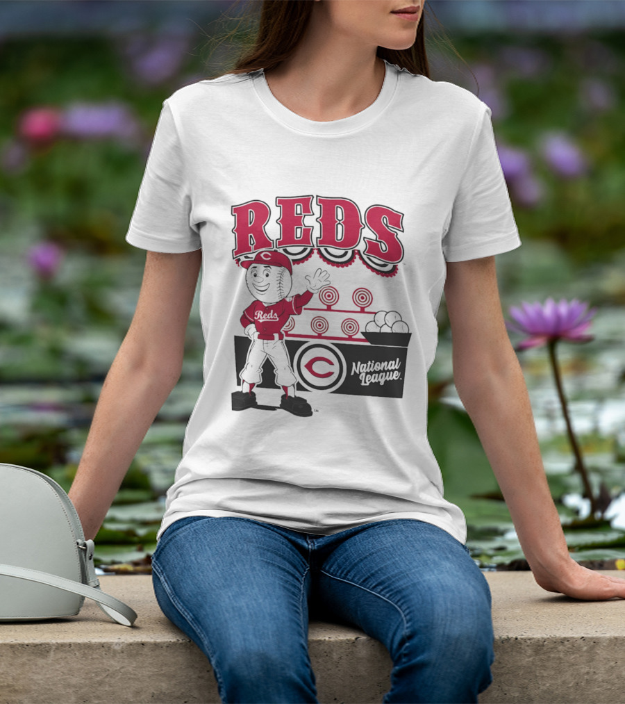 Cincinnati Reds 2026 Step Back Up National League Baseball T-Shirt