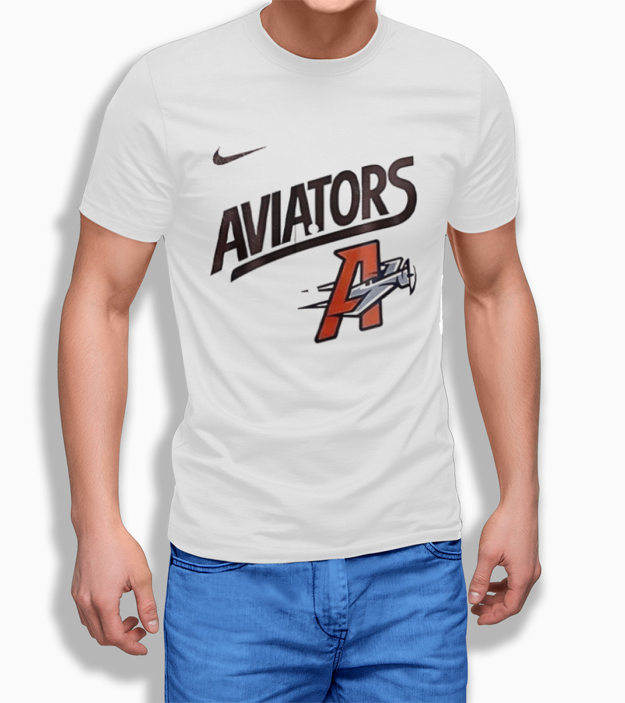 Nike Las Vegas Aviators A Logo Nike Swoosh T-Shirt