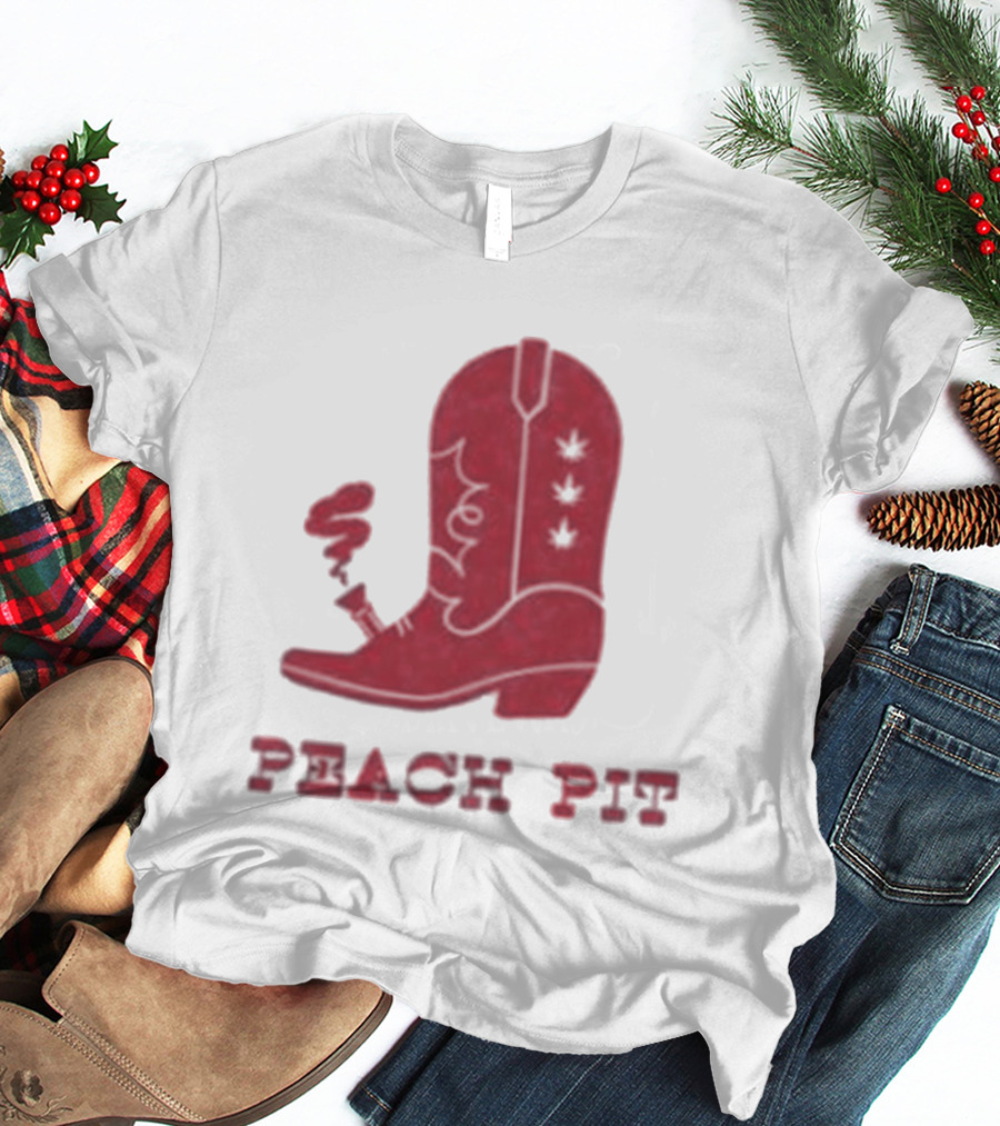 Peach Pit Boot Bong Iconic Music T-Shirt
