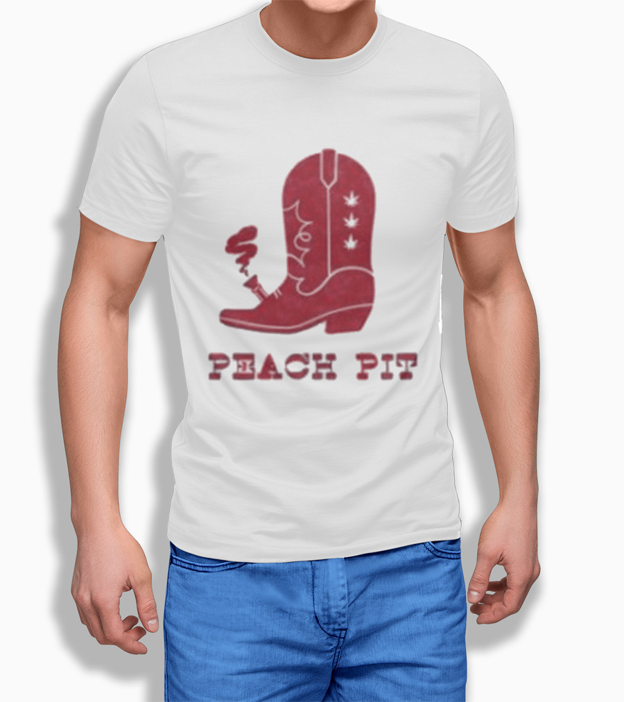 Peach Pit Boot Bong Iconic Music T-Shirt