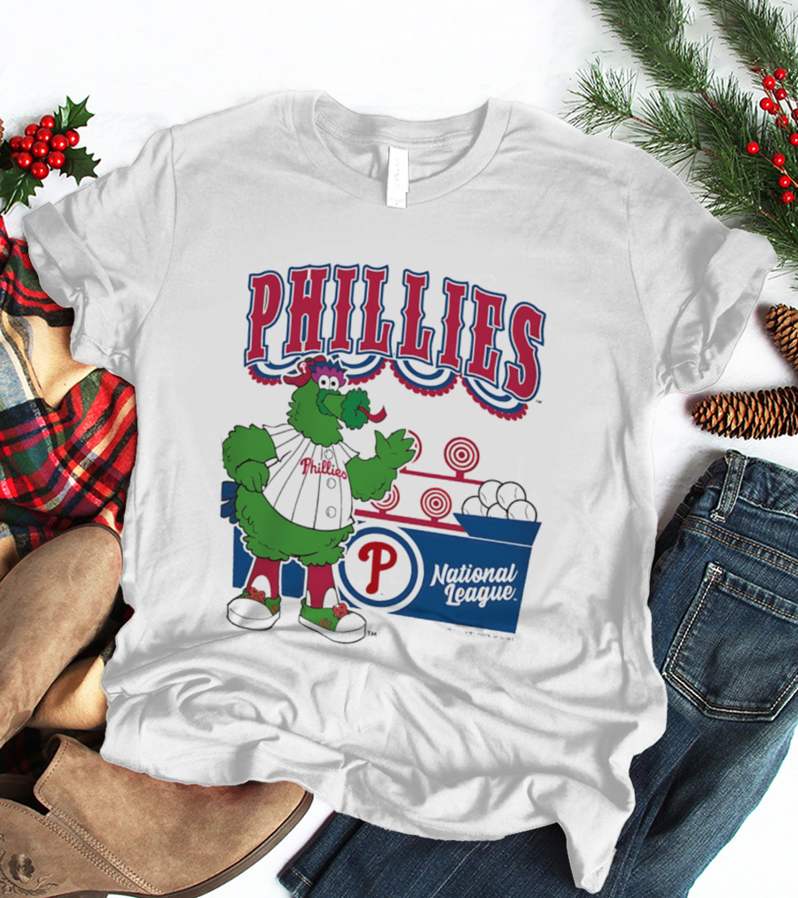 Philadelphia Phillies 2026 Step Back Up Phillies Phanatic National League T-Shirt