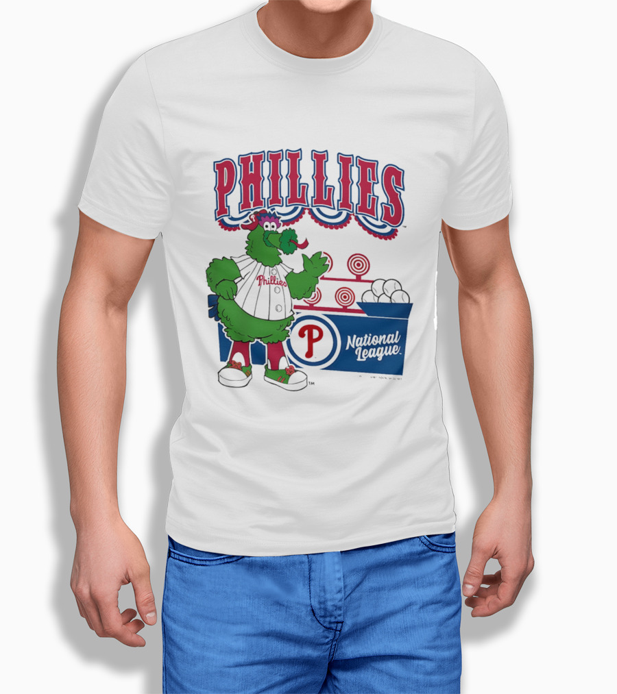 Philadelphia Phillies 2026 Step Back Up Phillies Phanatic National League T-Shirt