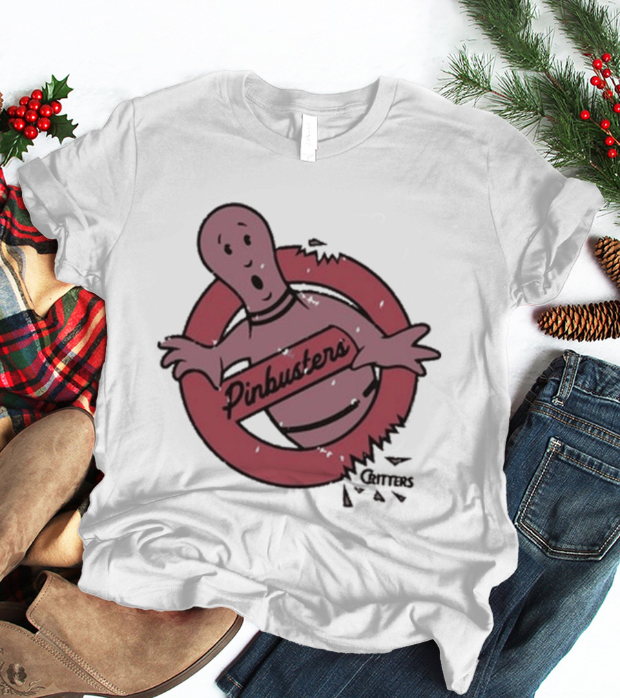 Pinbusters Parody Bowling Ghost T-Shirt