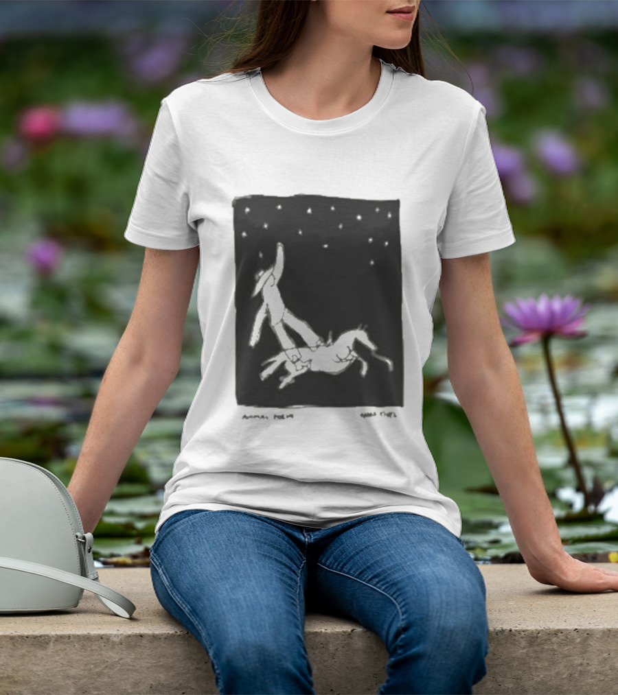 Anna Tivel Cowboy Under Starry Night T-Shirt