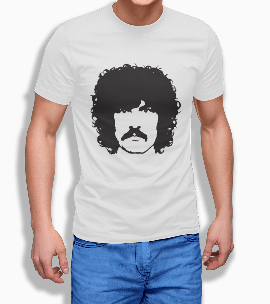 Burton Cummings Iconic Hair and Mustache T-Shirt