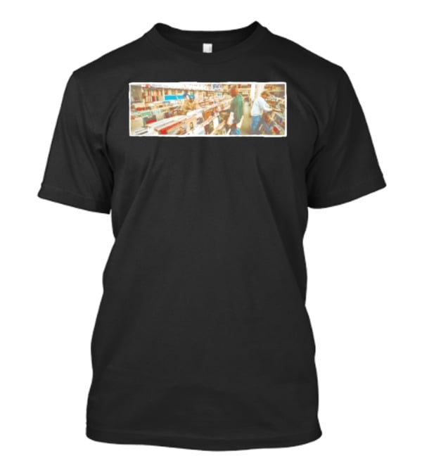 DJ Shadow Endtroducing Panoramic Record Store Scene T-Shirt