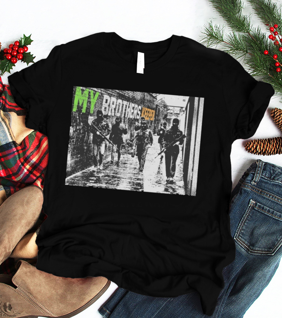 Omerta My Brothers Keeper Masked Figures Alleyway T-Shirt