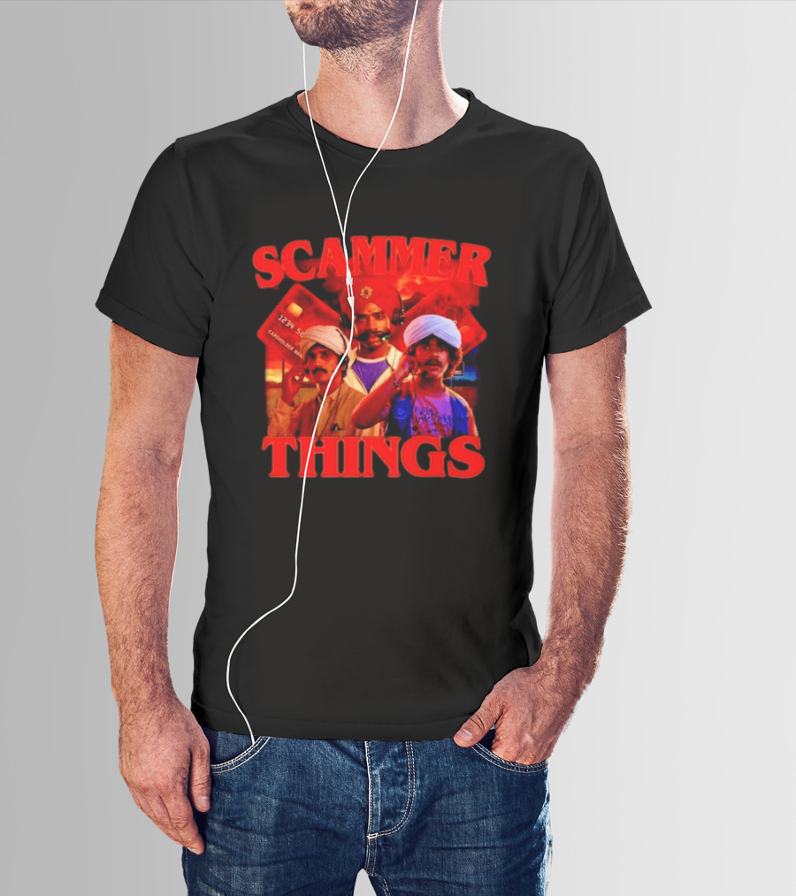 Scammer Things Credit Card Call Center T-Shirt