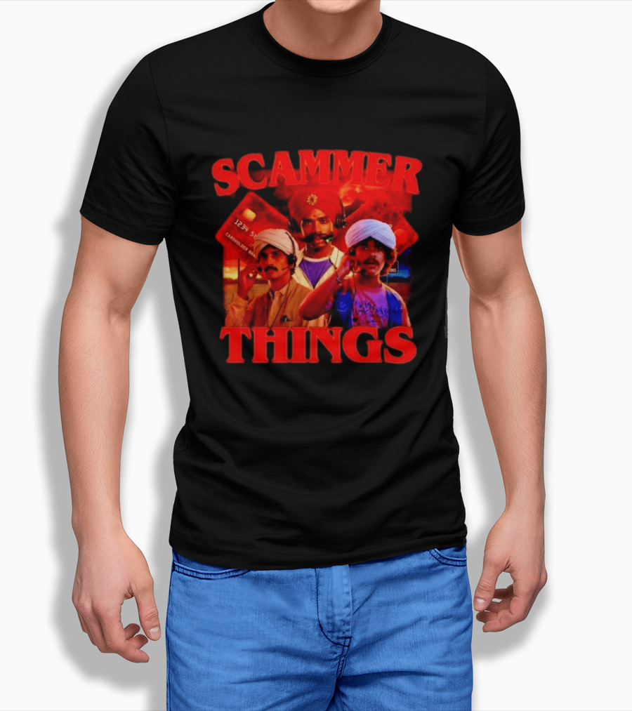 Scammer Things Credit Card Call Center T-Shirt