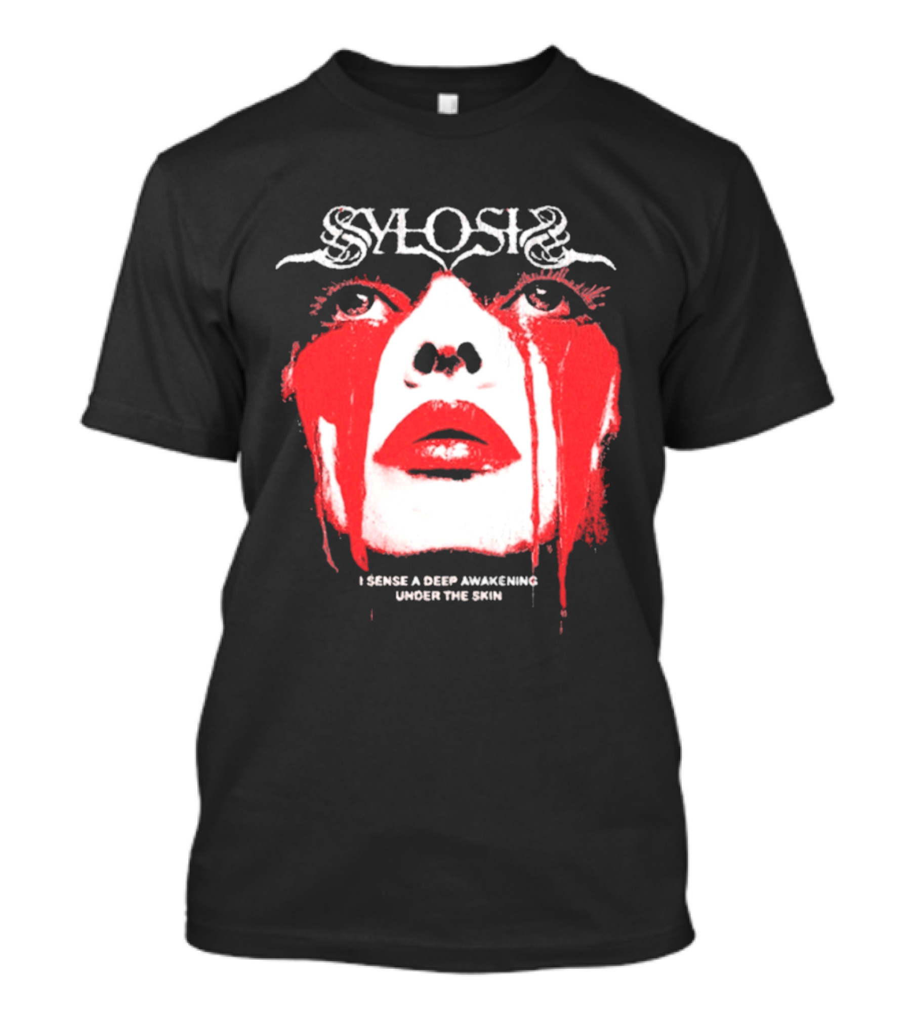 Sylosis I Sense A Deep Awakening Under The Skin Blood Tears Face T-Shirt