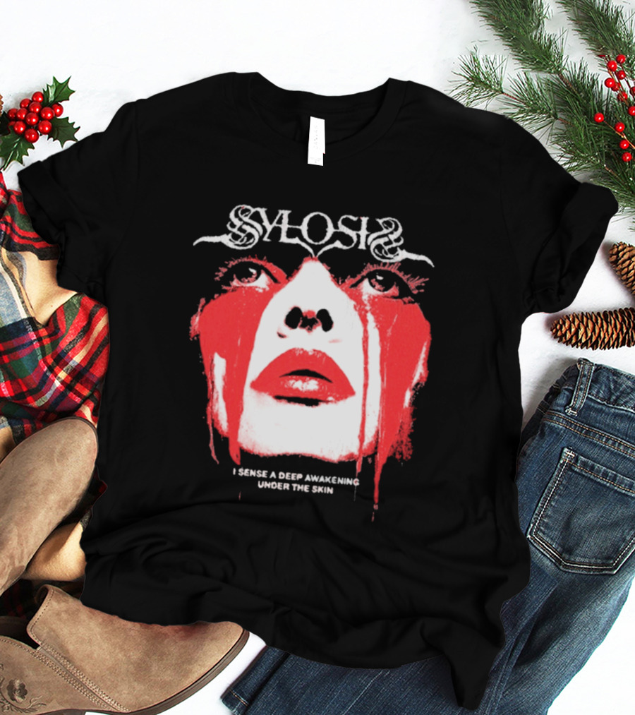 Sylosis I Sense A Deep Awakening Under The Skin Blood Tears Face T-Shirt