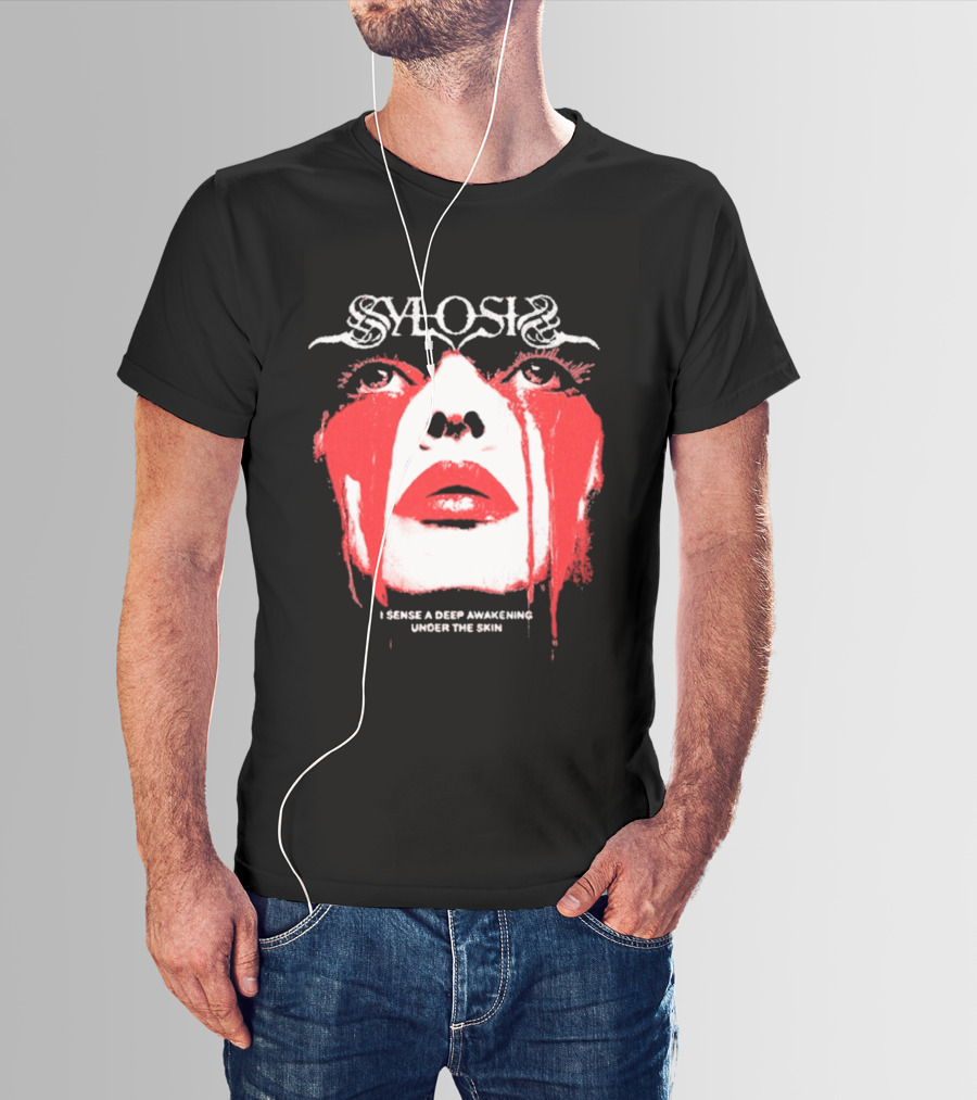 Sylosis I Sense A Deep Awakening Under The Skin Blood Tears Face T-Shirt