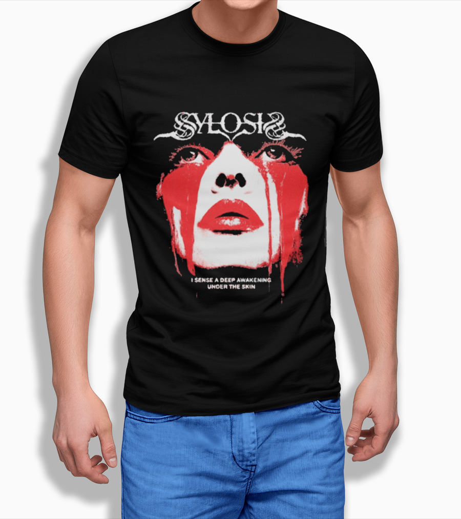 Sylosis I Sense A Deep Awakening Under The Skin Blood Tears Face T-Shirt