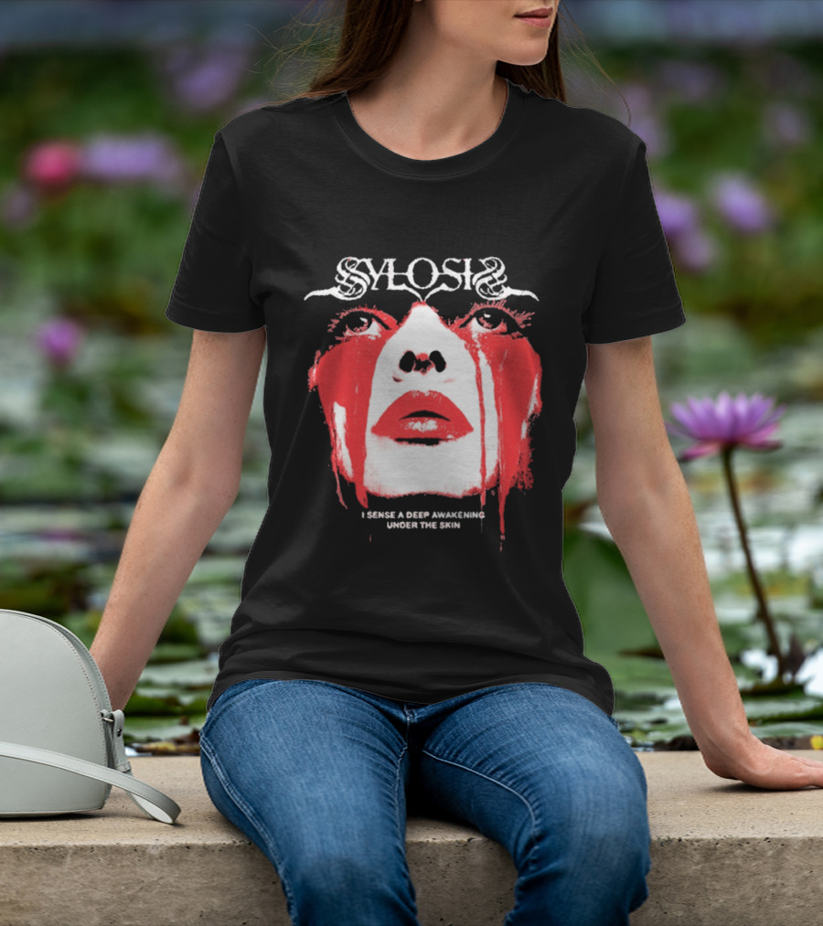 Sylosis I Sense A Deep Awakening Under The Skin Blood Tears Face T-Shirt