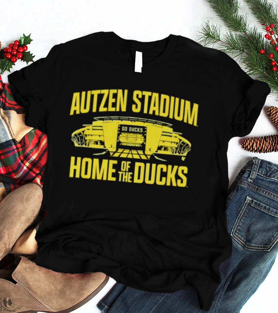 Autzen Stadium Home Of The Ducks Oregon Football T-Shirt