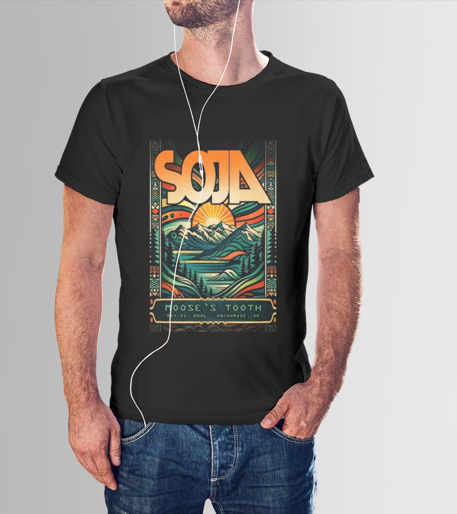 Soja Moose's Tooth Anchorage AK May 21 2026 T-Shirt