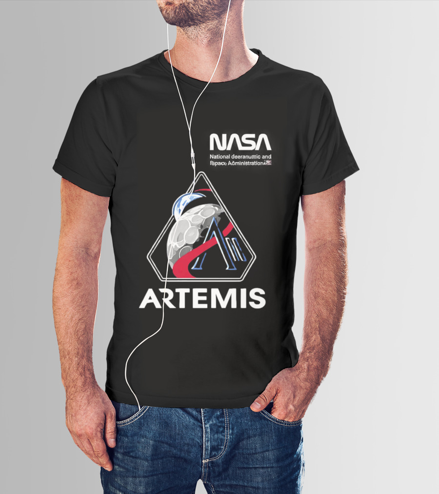 NASA Artemis 2 Mission Moon Exploration T-Shirt