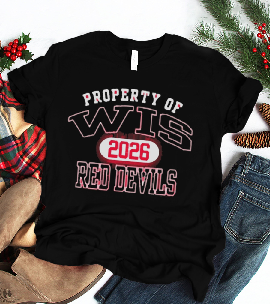 Property Of Wis Washington Red Devils Class Of 2026 T-Shirt