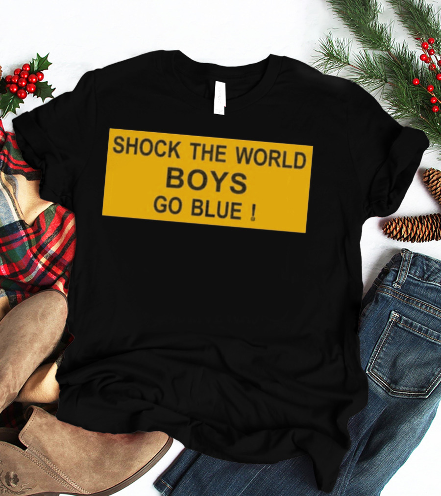 Shock The World Boys Go Blue T-Shirt
