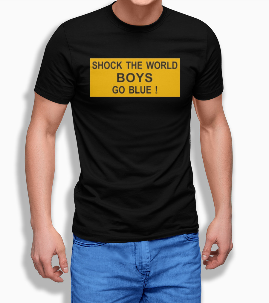 Shock The World Boys Go Blue T-Shirt