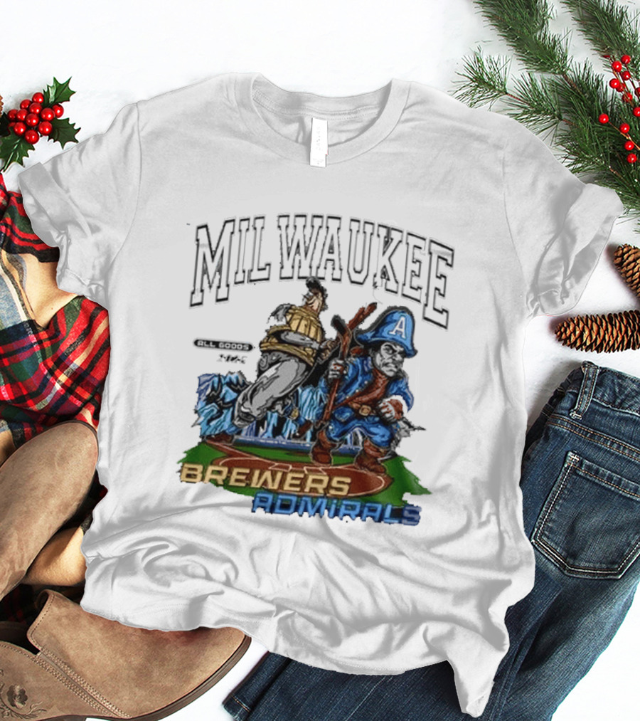 Milwaukee Brewers Admirals 2026 Night Collaboration T-Shirt
