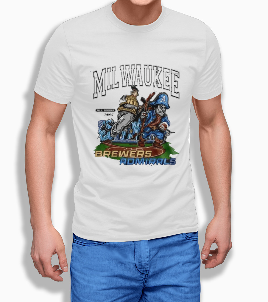Milwaukee Brewers Admirals 2026 Night Collaboration T-Shirt