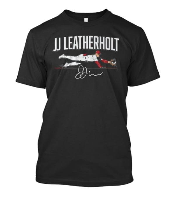 JJ Wetherholt Leatherholt Dive Baseball Signature T-Shirt