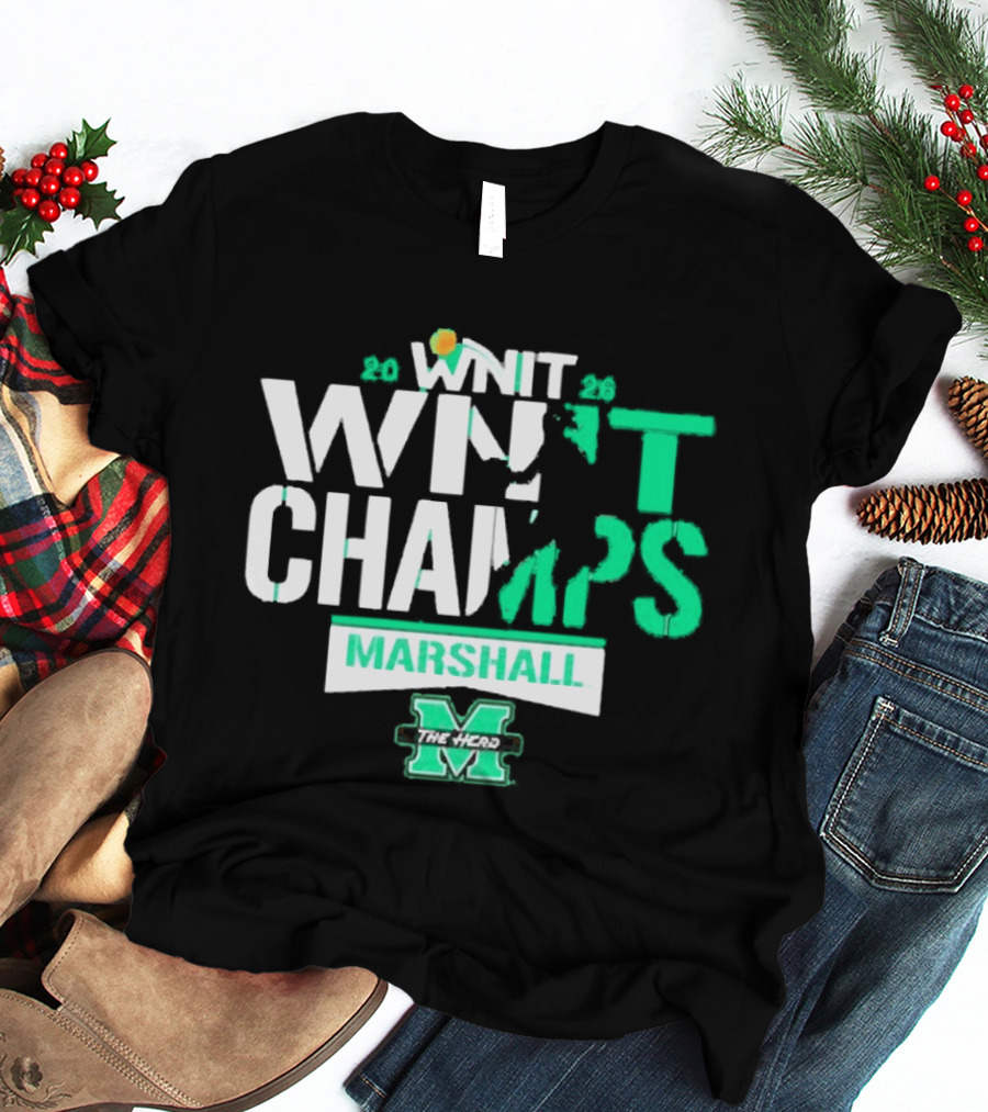 Marshall Thundering Herd 2026 WNIT Champs T-Shirt